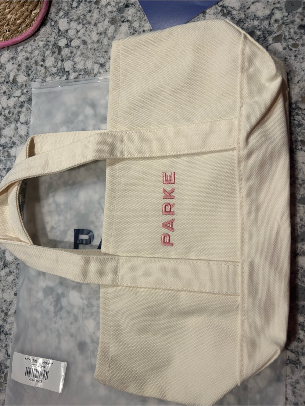 Newest drop Parke small canvas tote